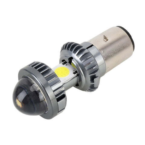 BA20D DC9-18V / 4,7W (H)2,2W(L) / 6000K / 500LM Faro LED per moto con lampada perline COB, BA20D