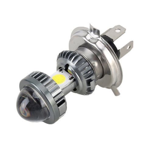 Faro LED per moto H4 DC9-18V / 4,7 W (H) 2,2 W (L) / 6000 K / 500 LM con perline lampada COB, H4