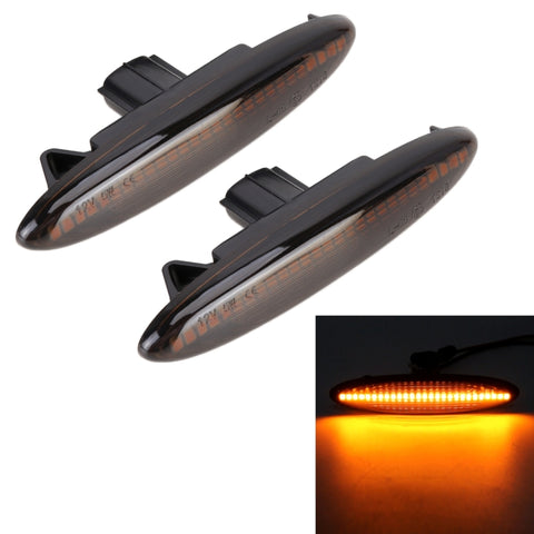 2 pezzi DC12V / 5W LED per auto lampeggiante dinamico luci laterali acqua corrente indicatore di direzione per Lexus, luce ambrata, For Lexus (Black), For Lexus