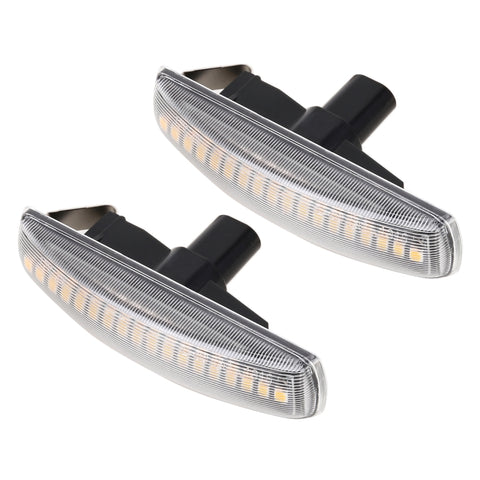 Set di 2 luci LED ambrate dinamiche DC12V 3W per indicatori di