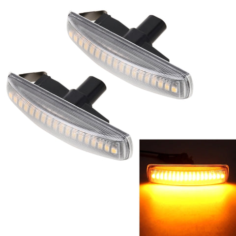 Set di 2 luci LED ambrate dinamiche DC12V 3W per indicatori di