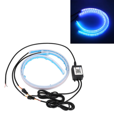 Controllo APP delle luci di marcia diurna colorate per auto DC12V 7.4W da 60 cm, 60cm