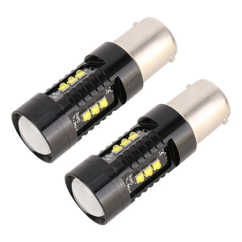 Luci di Retromarcia 1156/BA15S DC 12V 4.3W 6000K 500LM con 12 LED