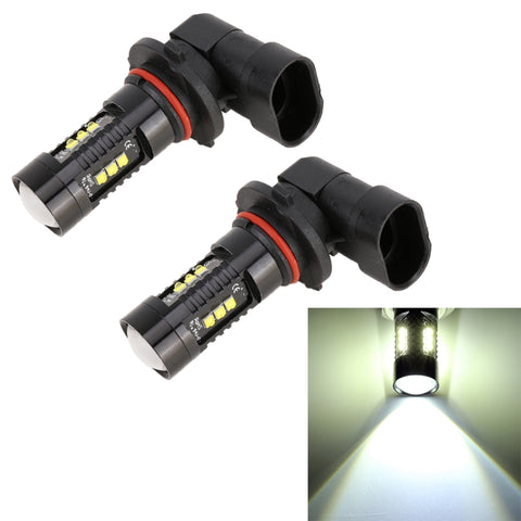 Fendinebbia per Auto 9005/9006 - 2 Pezzi, 12 LED SMD-2525, 6000K,
