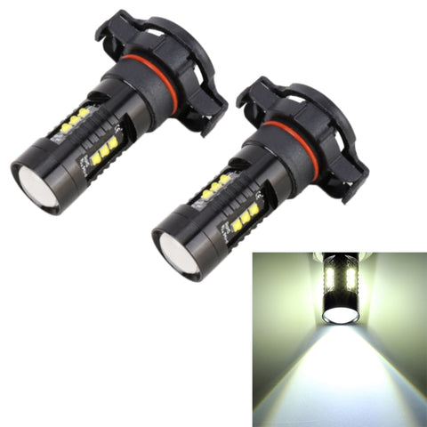 2 fendinebbia per auto H16 DC12V 4.3W 6000K 500LM con 12 LED SMD-2525, H16
