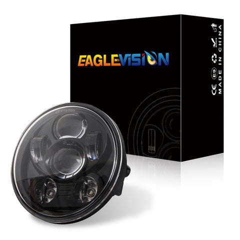 Faro Moto EagleVision DC9-30V 35W 6000K 4000LM 6 LED 5,75 Pollici per