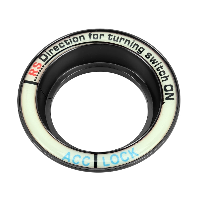 For Ford Fluorescent Aluminum Alloy Ignition Key Ring, Inside Diameter: 3.2cm, For Ford (Black), For Ford (Gold), For Ford (Red), For Ford (Silver)     ...