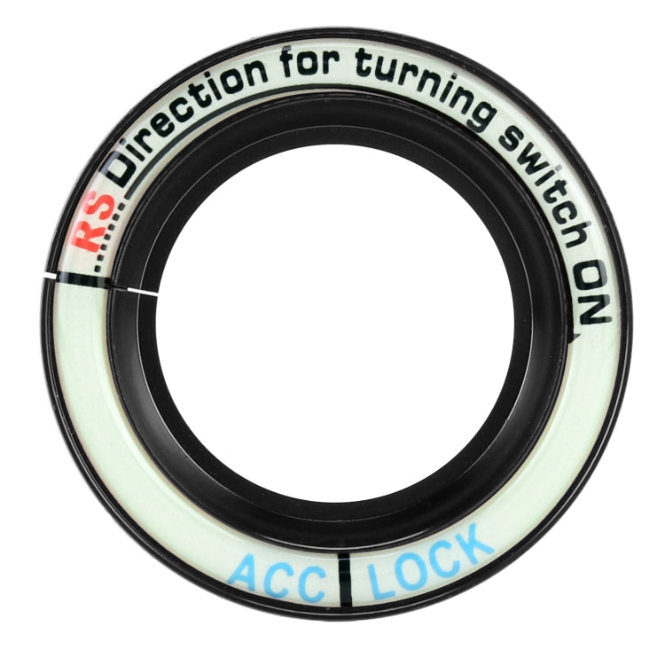 For Ford Fluorescent Aluminum Alloy Ignition Key Ring, Inside Diameter: 3.2cm, For Ford (Black), For Ford (Gold), For Ford (Red), For Ford (Silver)     ...