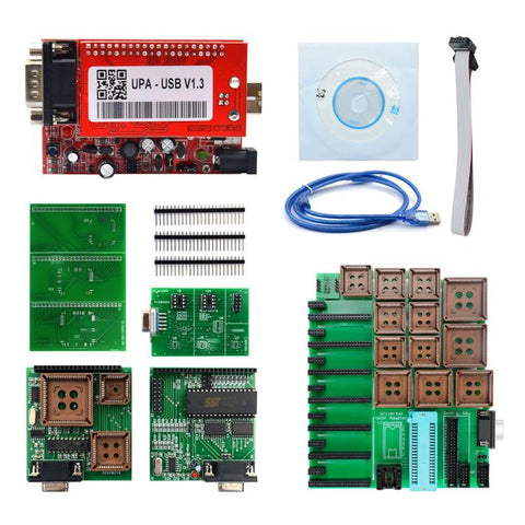 UPA V1.3 Programmatore USB per auto ECU Chip Tuning Eeprom Set completo, UPA V1.3 Full Set