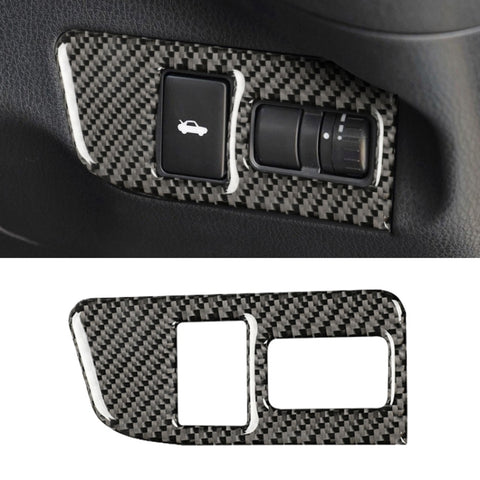 Autocollant décoratif pour interrupteur de porte en fibre de carbone pour Subaru BRZ / Toyota 86 2013-2017, guide de direction, interrupteur de coffre, conduite à droite