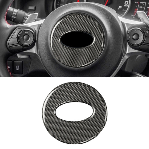 Adesivo decorativo per volante in fibra di carbonio per auto per Subaru BRZ 2013-2017, guida a destra ea sinistra universale, Steering Wheel for Subaru BRZ