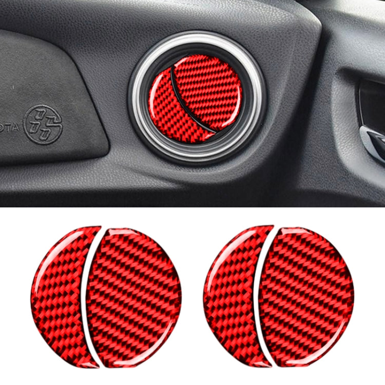 Car Carbon Fiber Central Control Air Outlet Decorative Sticker for Subaru BRZ / Toyota 86 2013-2020, Left and Right Drive Universal                     ...