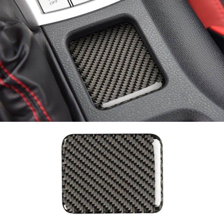 Car Carbon Fiber Seat Heating Panel Decorative Sticker for Subaru BRZ / Toyota 86 2013-2019, Left and Right Drive Universal without Hole                ...