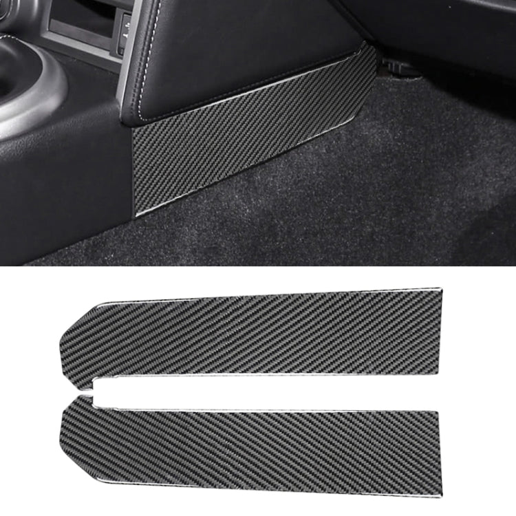 Car Carbon Fiber Central Control Side Gear Position Decorative Sticker for Subaru BRZ / Toyota 86 2013-2020, Left and Right Drive Universal             ...