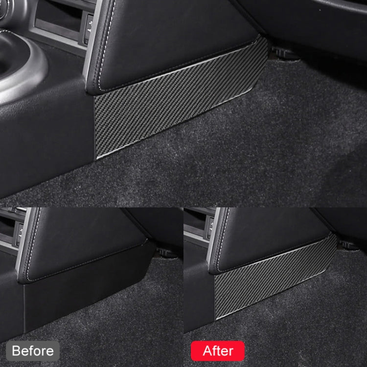 Car Carbon Fiber Central Control Side Gear Position Decorative Sticker for Subaru BRZ / Toyota 86 2013-2020, Left and Right Drive Universal             ...