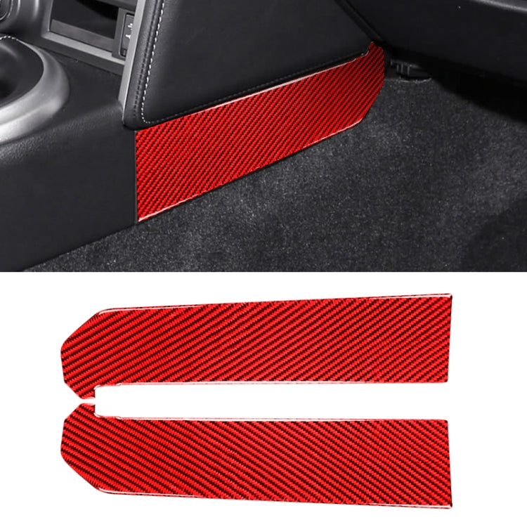 Car Carbon Fiber Central Control Side Gear Position Decorative Sticker for Subaru BRZ / Toyota 86 2013-2020, Left and Right Drive Universal             ...