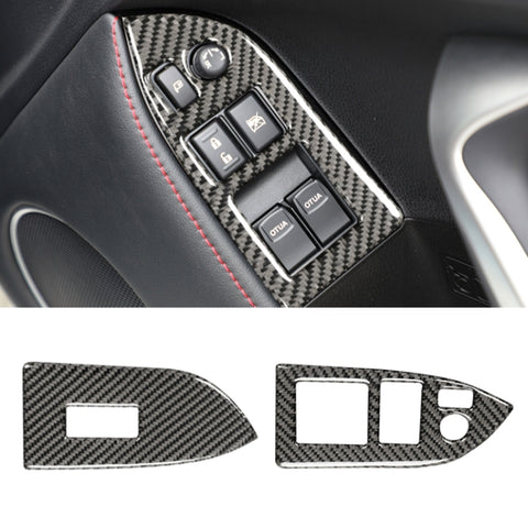 Adhésif décoratif pour panneau de sol en verre pour les plus fins en fibre de carbone pour voiture pour Subaru BRZ / Toyota 86 2013-2017, guide de destra, panneau de levage, conduite à droite