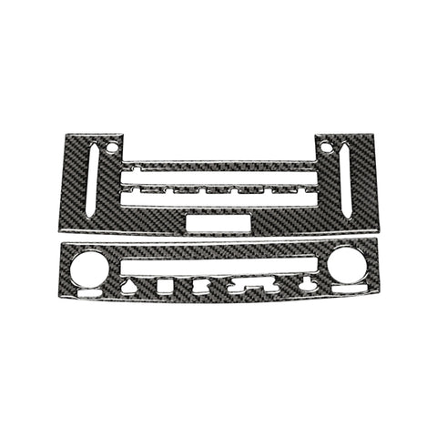 Adesivo decorativo per pannello CD dell'aria condizionata in fibra di carbonio per auto per Lexus IS250 2013-, guida a sinistra, Air Conditioning CD Panel