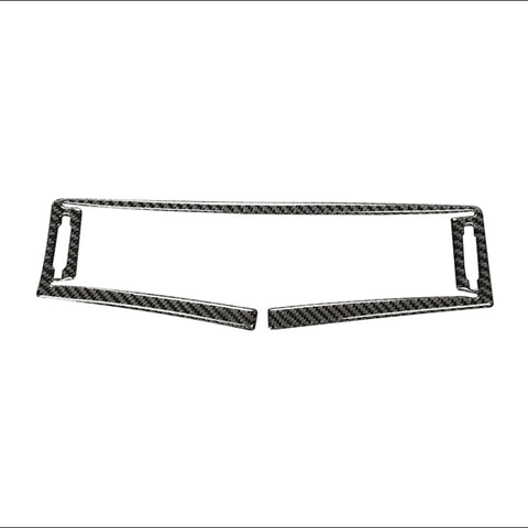 Adhésif décoratif pour support d'air de commande centrale en fibre de carbone pour voiture pour Lexus IS250 2013-, guide vers l'avant, sortie d'air de commande centrale