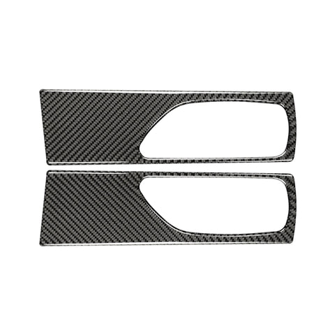 Adhésif décoratif pour la main de la porte postérieure en fibre de carbone pour voiture pour Lexus IS250 2013-, guide à sinistre, poignée de porte arrière