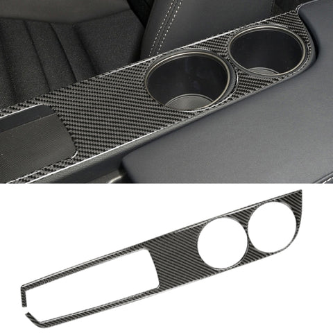 Adesivo decorativo per pannello portabicchieri per auto in fibra di carbonio per Lexus IS250 2013-, guida a sinistra, Water Cup Holder