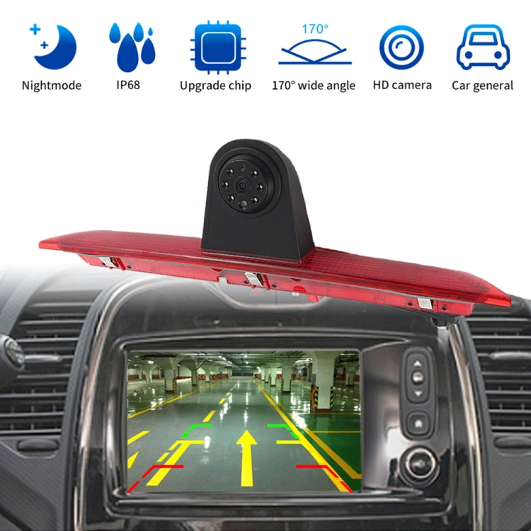 PZ466 Car Waterproof 170 Degree Brake Light View Camera for Ford Transit 2014-2015, PZ466