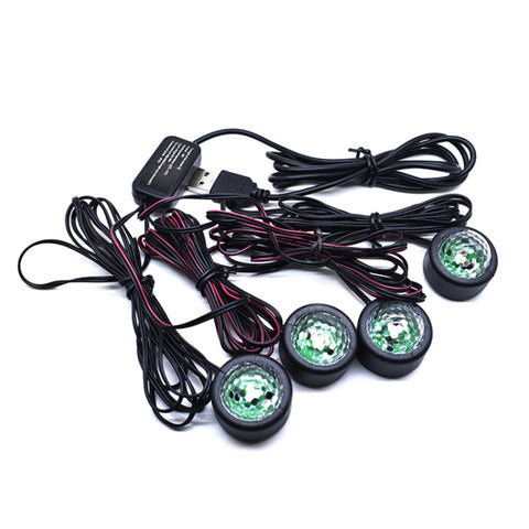 Luci LED Atmosfera Universali per Auto - Luce di Emergenza per Piede,