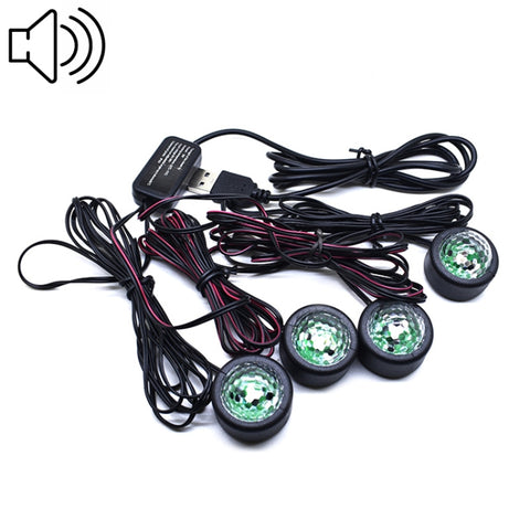 Luci LED Atmosfera per Auto con Controllo Vocale - Versione
