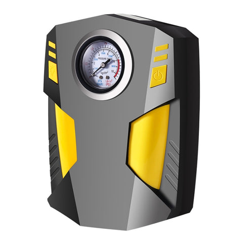 Pompe à air avec puntatore à pédale gonfiabile portable pour auto 12V avec lumière et cassette degli attrezzi, pointeur avec boîte à outils