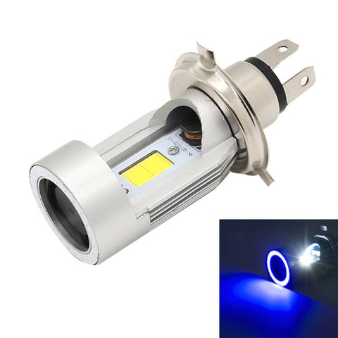 Faro per moto H4 DC12-80V / 20W / 6000K / 2000LM con occhi angelici, H4, H4 (Blue), H4 (Red)