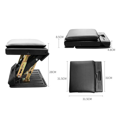 Pouf poggiapiedi réglable pour auto R-3600 Poggiapiedi ergonomique