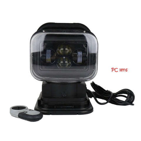 Faretto LED 60W Regolabile 400LM con Telecomando, 12-24V, 360 Gradi,