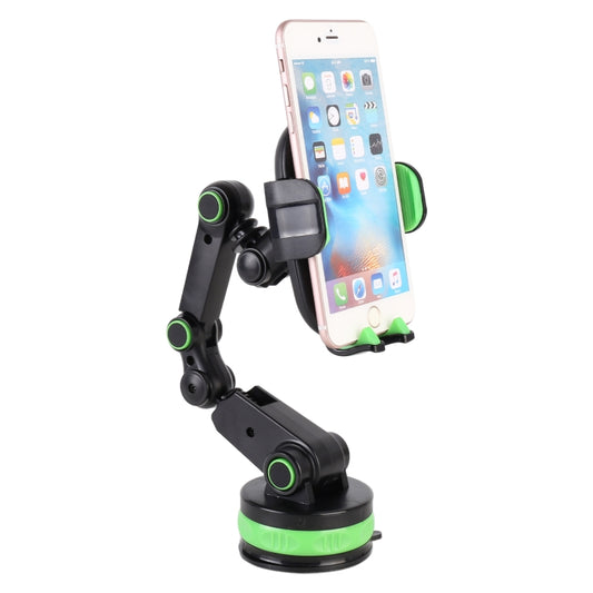 ZP-X0466 Supporto per cellulare con ventosa rotonda telescopica girevole a 360 gradi per auto, ZP-X0466 (Green), ZP-X0466 (Grey)