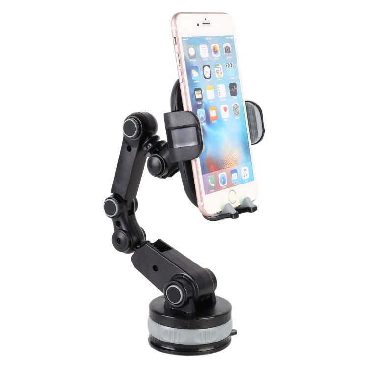 ZP-X0466 Supporto per cellulare con ventosa rotonda telescopica girevole a 360 gradi per auto, ZP-X0466 (Green), ZP-X0466 (Grey)