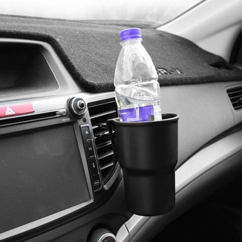 Portabicchieri multifunzionale per auto, scatola portaoggetti appesa, porta cellulare, presa d'aria, pattumiera