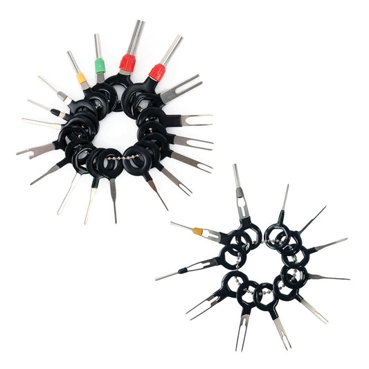 29 in 1 Spina per auto Circuito Cablaggio Terminale Estrazione Pick Connettore Crimp Pin Indietro Ago Rimuovi strumento, 29 in 1 - Novalix Store