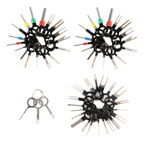 59 in 1 Spina per auto Circuito Cablaggio Terminale Estrazione Pick Connettore Crimp Pin Indietro Ago Rimuovi strumento, 59 in 1 - Novalix Store