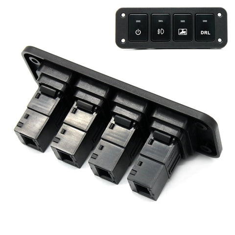 Panneau d'interruption à 4 positions modifié pour voiture 12-24 V pour Toyota, pour Toyota