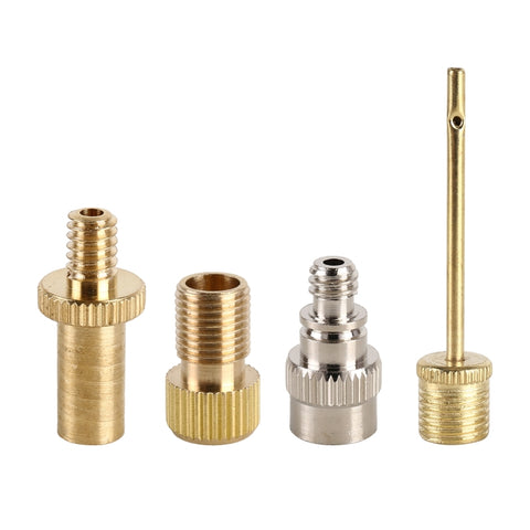 3 set (4 in 1 A) Adattatore per gonfiaggio Bocca francese / Bocca americana / Adattatore per ago di gonfiaggio bocca britannica, 4 in 1 A - Novalix Store