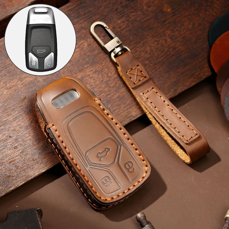 Audi Leather Key Case - Protective Cover for A6L, A8L, A4,