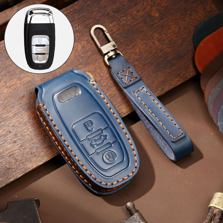 Audi Cowhide Leather Key Protective Cover Case