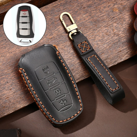 Hallmo Custodia protettiva per chiave en pelle di vacchetta per auto per Haval H6, pour Haval H6