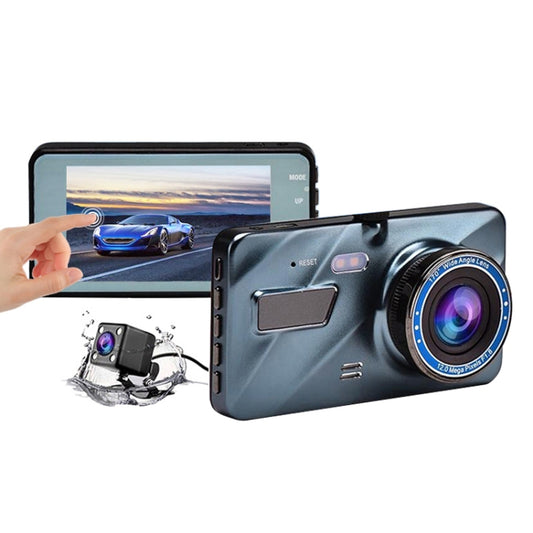 Dash Cam Auto 1080P con Touch Screen 4" - Doppia Registrazione,