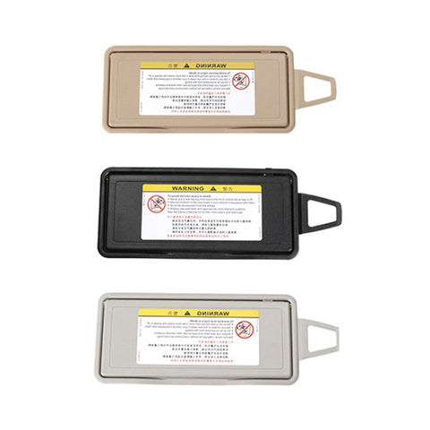 Specchio per il trucco con visiera parasole sinistra in prima fila per auto for Mercedes-Benz Classe S W220 1998-2005, guide a destra ea sinistra universale, Gauche (Noir), Gauche (Gris), Gauche (Beige)