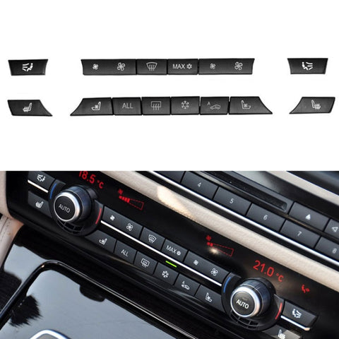 Interrupteur à impulsion panneau de climatisation automatique 14 impulsions 61319313923 pour BMW F10 / F07 / F02, 14 boutons