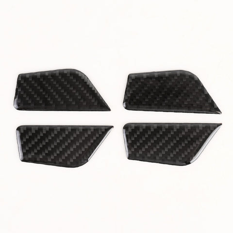 Adhésif décoratif 4 en 1 pour porte intérieure en fibre de carbone pour voiture pour Buick Regal 2017-2021, cuvette de porte intérieure