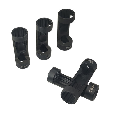 ZK-081 5 pz Bussole a 12 punti per auto 1/2 Set di bussole per dadi puntone 18-24mm, ZK-081