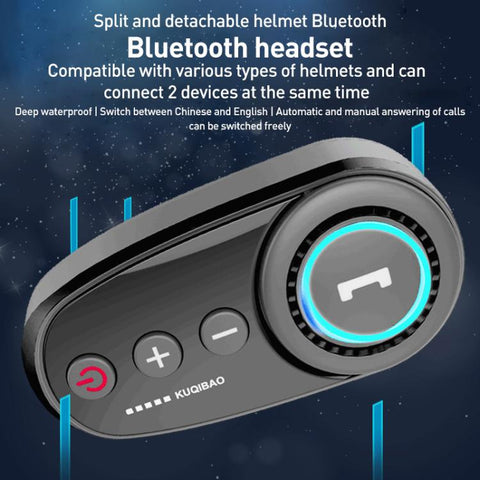 Microfono con asta rigida per cuffia Bluetooth per casco moto K10, Motorcycle Bluetooth Helmet