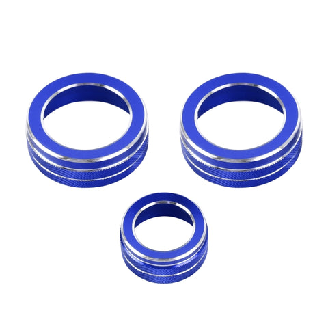 Étui avec pommeau pour climatiseur en métal pour voiture de 3 pièces pour Honda CR-V 2017-2021, pour Honda CR-V 2017-2021 (bleu), pour Honda CR-V 2017-2021 (rouge), pour Honda CR-V 2017-2021 (argent)