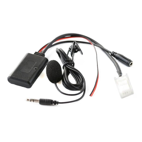 Cavo adattatore audio wireless per auto ricevitore AUX per musica Bluetooth + funzione telefono MIC per Mazda 5 8 CX9 CX7, For Mazda 5